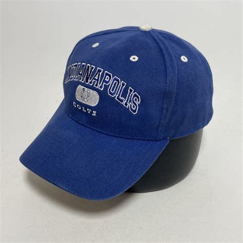 Vintage Indianapolis Colts Hat Cap Strapback Twins Enterprise Nfl Football Blue Ebay