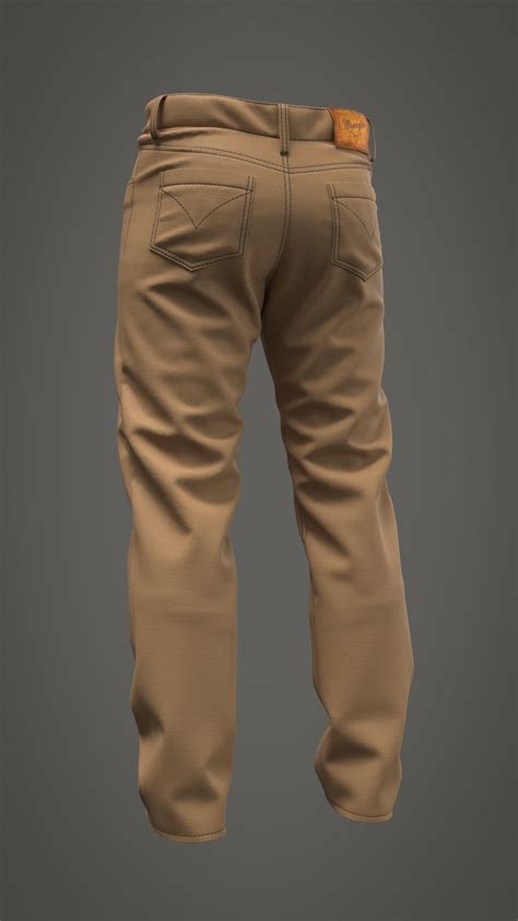 Jeans Pants Marvelous Designer 3d Model Cgtrader