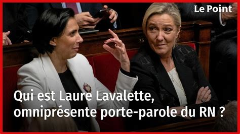 Qui est Laure Lavalette omniprésente porte parole du RN Vidéo