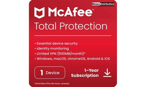 Mcafee Total Protection Jaarabonnement Voor Of Apparaten