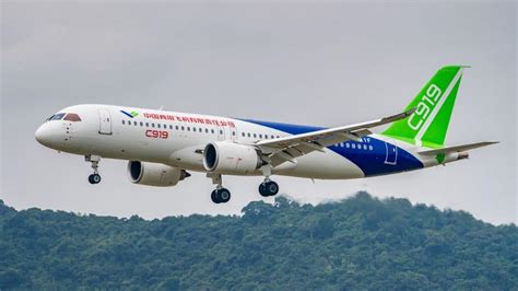 Chinas First Indigenous Passenger Jet Comac C919 Takes Maiden