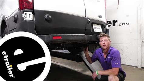 Etrailer How To Install The Curt Trailer Hitch Receiver On A 2019 Ford Transit T350 Youtube