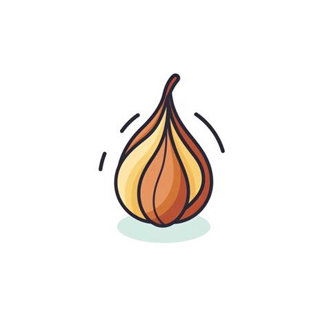 salak icon snake fruit  tropical cuisine symbol art logo