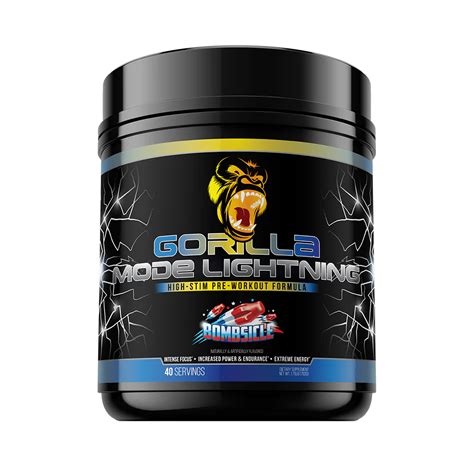 Gorilla Mode Lightning A New Era Of High Stim Pre Workouts Strong