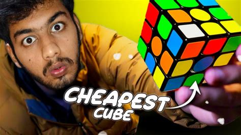 How Fast Can I Solve The Cheapest Cube 50 YouTube