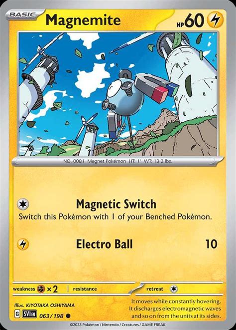 Magnemite Sv Pok Mon Card Database Pokemoncard