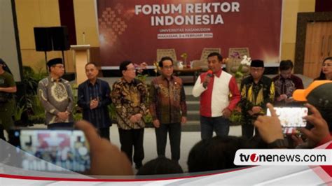 Demi Jaga Persatuan Bangsa Forum Rektor Indonesia Serukan Pemilu Damai