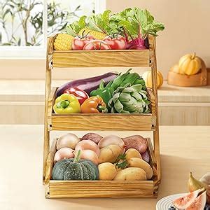 Calm Cozy Obstkorb Aus Holz Etagen Gem Sekorb Obst Etagere