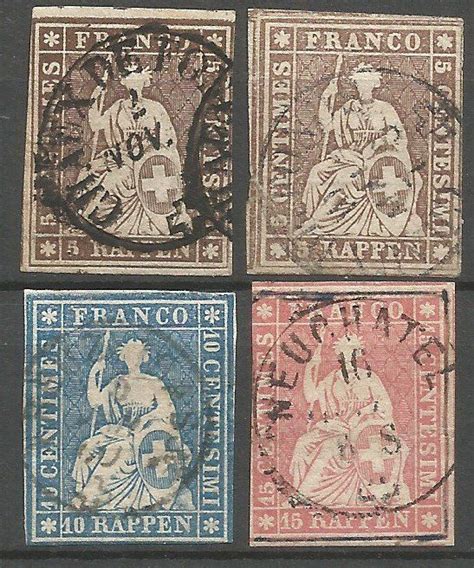 Timbres Anciens De Suisse Strubel Kaufen Auf Ricardo