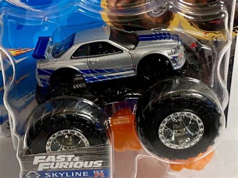 Hot Wheels Monster Truck Fast And Furious Nissan Skyline Gtr