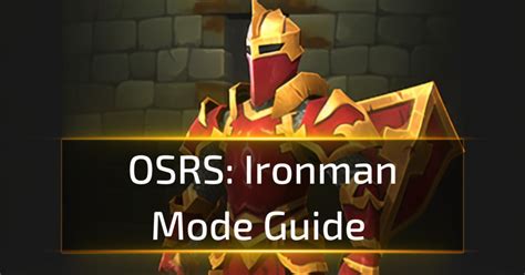 Ironman Modes Guide For Osrs