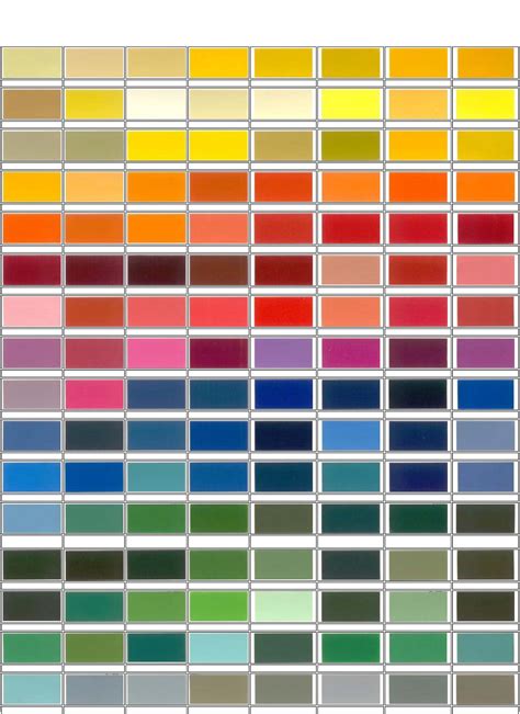 Free RAL Colour Chart PDF 354KB 2 Page S