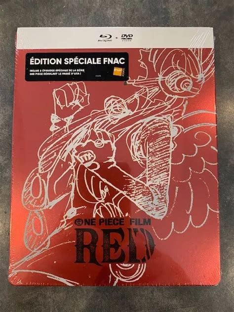 ONE PIECE FILM RED Steelbook Collector Édition Limitée FNAC BlU