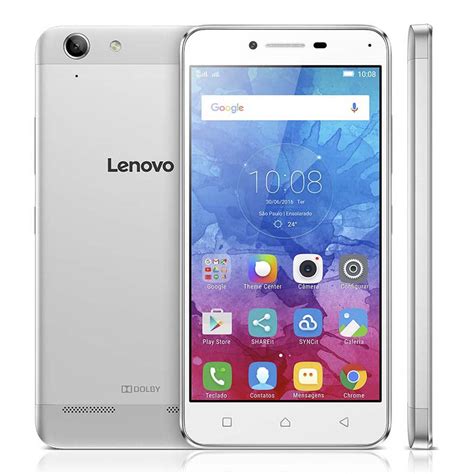 Smartphone Lenovo Vibe K Prata Gb Tela C Mera Mp G