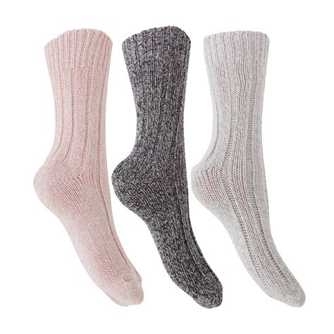 Womens Ladies Wool Blend Socks 3 Pairs Walmart Canada