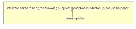 Capitalization Rules