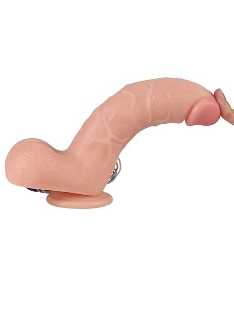 Adam Vibrating Realistik Vantuzlu Titreşimli Dildo 21 cm Saklı Market