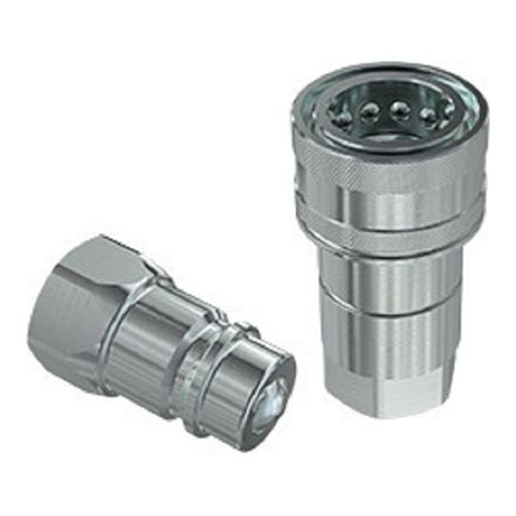 Stainless Steel Quick Release Couplings Faster For Hydraulic Pipe