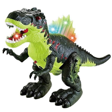 Dinossauro De Brinquedo Tiranossauro Rex Solta Fumacinha Emite Som E