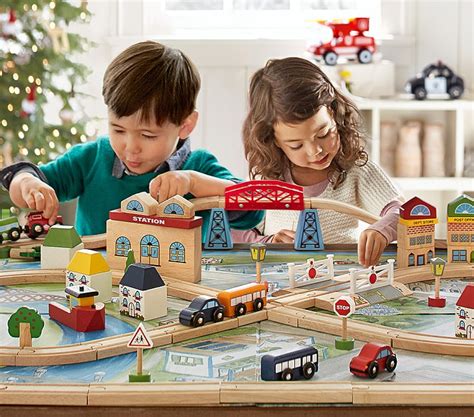 wooden-train-set-kids