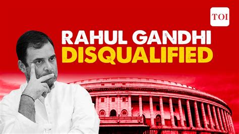 Rahul Gandhi Disqualified As Member Of Lok Sabha After Conviction Over