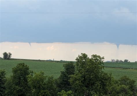 PHOTOS: Funnel clouds seen across the state Tuesday