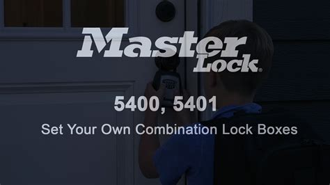 Master Lock Portable Lock Box 5400d Set Your Own 4 Digit Combination