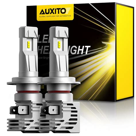 X H H H H Led Headlight Bulbs Globes Replace Bright