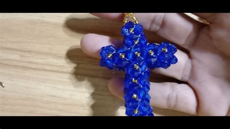 Lorna DIY 3D Beaded Cross Keychain YouTube