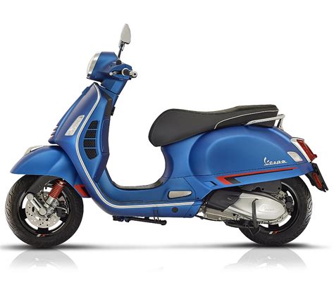 Vespa GTS 125 Super Sport Blu Vivace Matt Scooter Kopen Bij Central