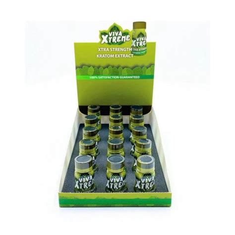 Viva Xtreme Kratom Extract Shots 10 Ml 15 Counts Per Box