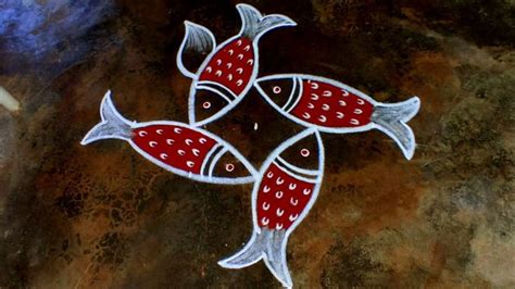 Aani Madham Fish Kolam Dots Beginners Rangoli Design Easy Pandaga