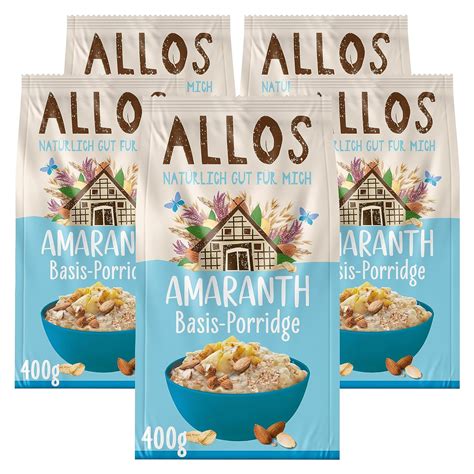 Allos Amaranth Basis Porridge Bio Porridge Natur Bio M Sli