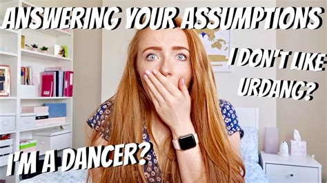 Answering Your Assumptions Lucy Adams Youtube