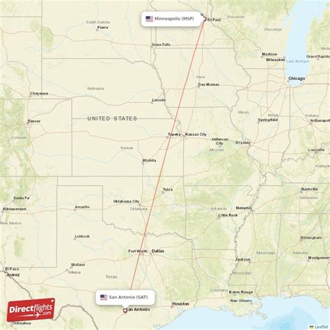 Direct Flights From Minneapolis To San Antonio Msp To Sat Non Stop