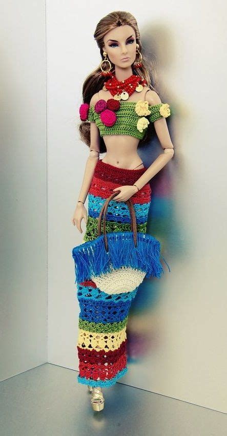 Pin By Zaida Guerrero On Muñecas Barbara Barbie Dress Pattern Crochet Doll Clothes Barbie Summer