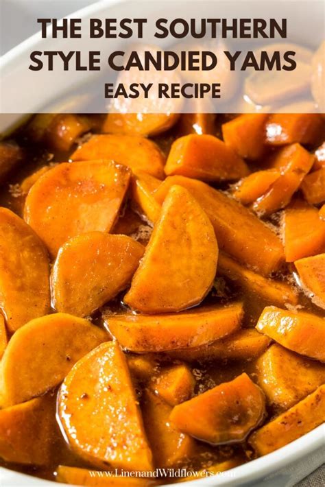 The Best Southern Style Candied Yams Easy Recipe Linen And Wildflowers