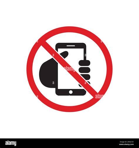 Prohibido usar el movil fotografías e imágenes de alta resolución Alamy