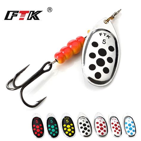 FTK Angeln Locken 4g 5g 7g 10g 14g Spinner K Der L Ffel Lockt Hecht