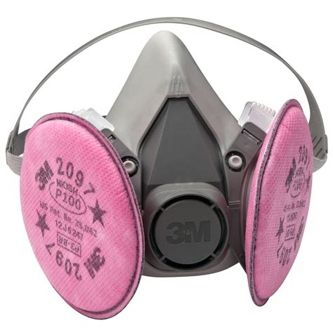 3M P100 Half Facepiece Respirator Medium Packout