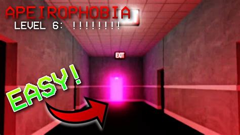 How To Escape Level In Apeirophobia Roblox Youtube