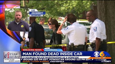 Man Found Dead Inside Vehicle In Richmond