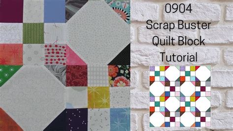 Scrap Buster Free Quilt Block Tutorial Youtube