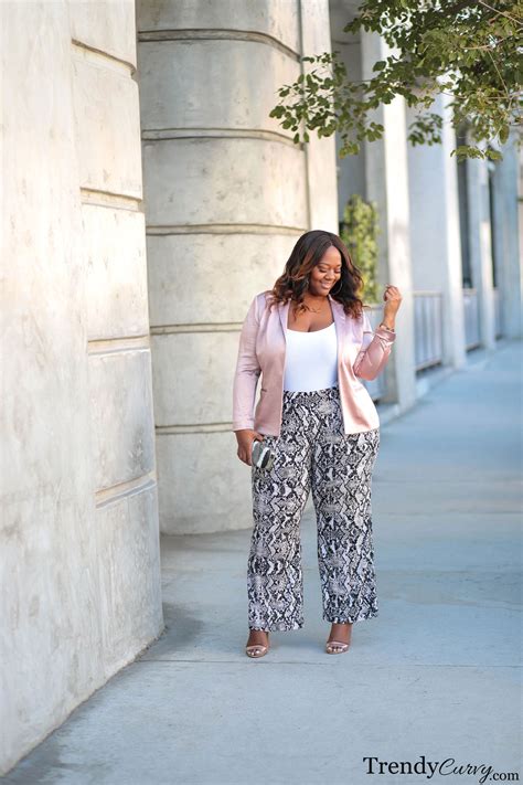 Summer Trend Wide Leg Pants Trendy Curvy Wide Leg Pants Plus Size