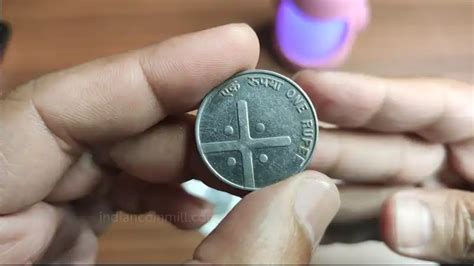 1 Rupee Coins Value 2004 2006 Indian Coin Mill