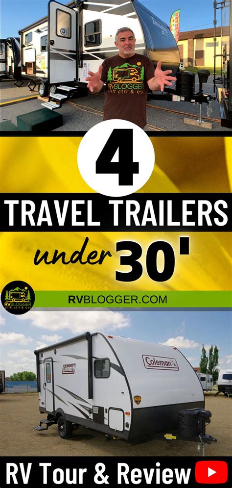 4 Small Travel Trailers Under 30 Feet - Bunkhouses, Murphy Beds and ...