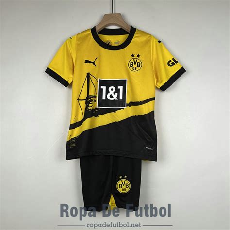 Camiseta Borussia Dortmund Ninos Primera Equipacion 2023 2024 17 20