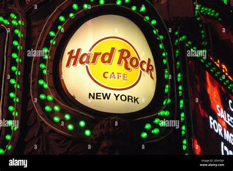 Hard Rock Cafe, Times Square, New York Stock Photo - Alamy