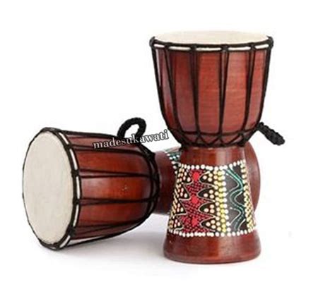 Alat Musik Jimbe Kendang Djembe Lukis Tutul Bali Lazada Indonesia