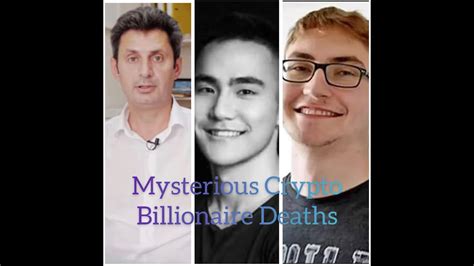 Mysterious Deaths Of Crypto Billionaires Youtube